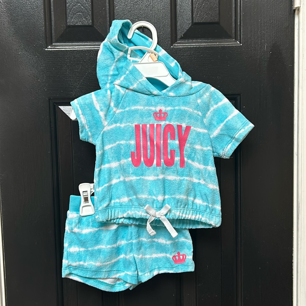 Juicy couture little hooded outfit